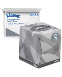 Kleenex Facial Tissue Kubus 2L Wit - 12x88 tissues