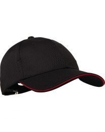 Chef Works Cool Vent baseball cap zwart en rood