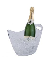 APS acryl champagne bowl klein transparant