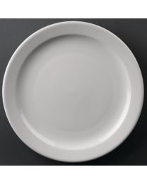 Athena Hotelware borden met smalle rand 25,4cm