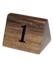 Olympia houten tafelnummers 1-10