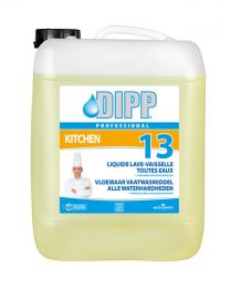 Dipp 13 Vloeibaar vaatwasmiddel alle waterhardheden - 10ltr/12,80kg