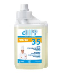 Dipp 35 Vloeibaar vaatwasmiddel glazenwasmachines Speciaal Bar Dosy - 1ltr/1,14kg