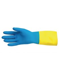 MAPA Alto 405 waterdichte heavy-duty werkhandschoenen blauw en geel - L