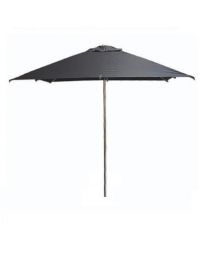 Eden Milan vierkante parasol 2,5 x 2,5m zwart