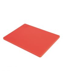 Hygiplas LDPE snijplank rood 30,5x22,9x1,2cm