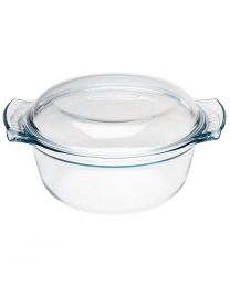 Pyrex ronde glazen casserole 1,5L
